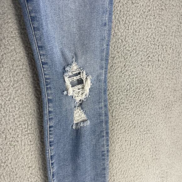 7 For All Mankind Jeans Womens 27 Ankle Distressed Frayed Hem Pants Ripped - Picture 7 of 14